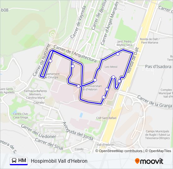 HM Bus Line Map