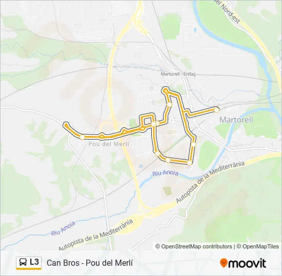 L3 Bus Line Map
