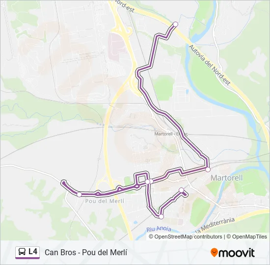 L4 Bus Line Map