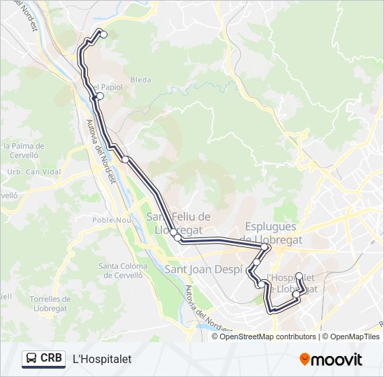 CRB  Line Map