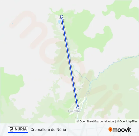 NÚRIA  Line Map