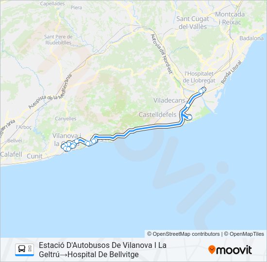 ✈ Bus Line Map