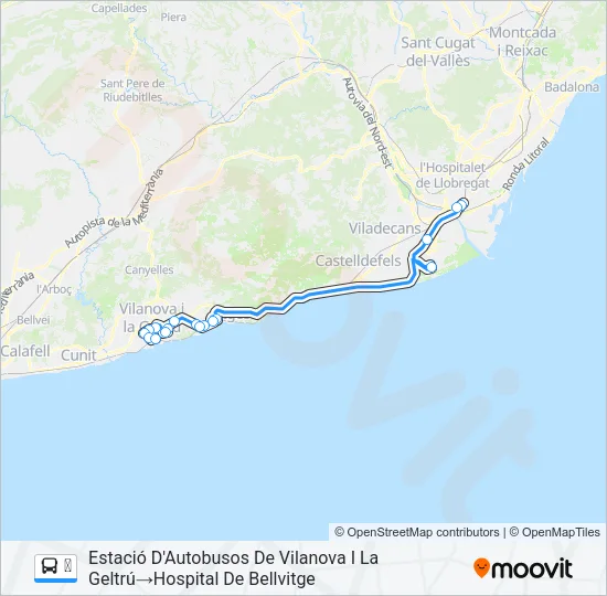✈ Bus Line Map