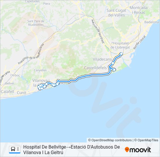 ✈ Bus Line Map
