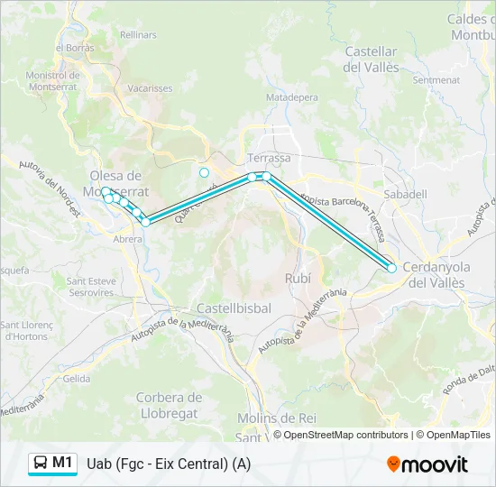 M1  Line Map