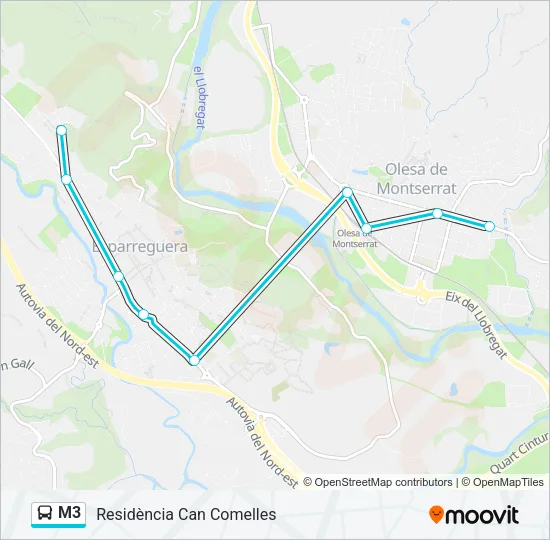 M3  Line Map