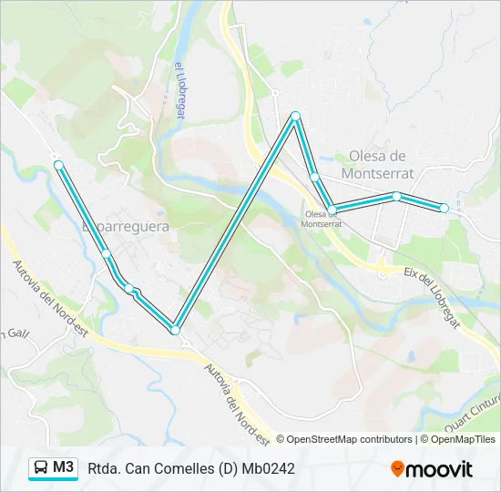 M3  Line Map