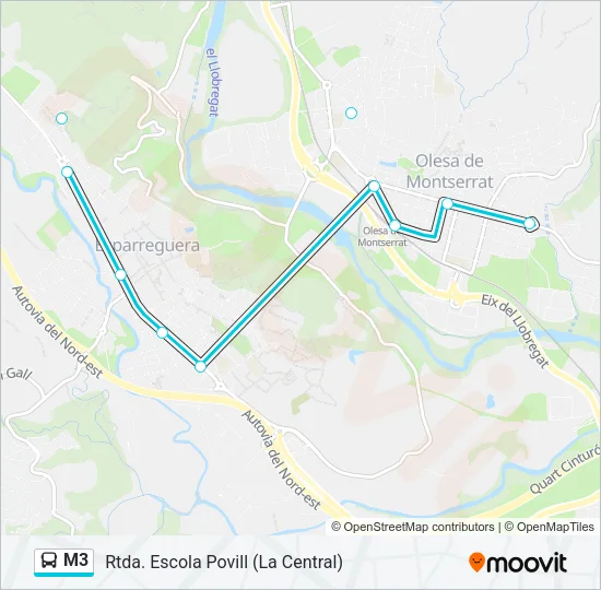 M3  Line Map