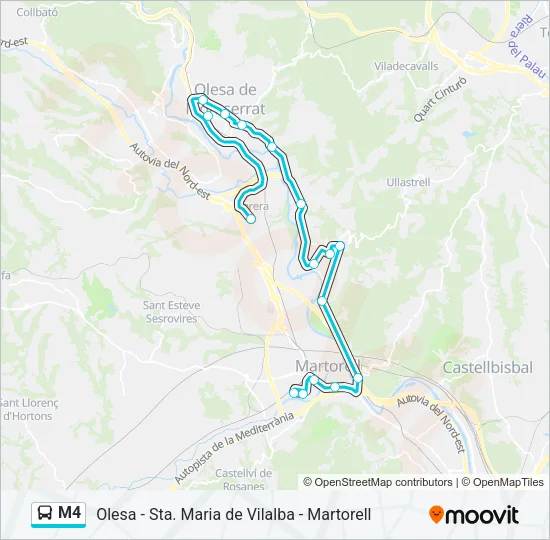 M4  Line Map