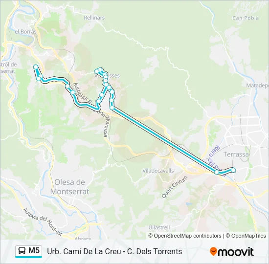 M5  Line Map
