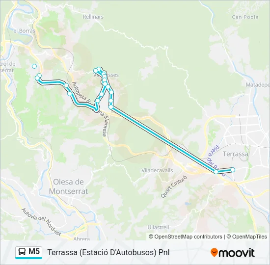 M5  Line Map