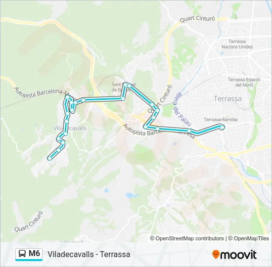 M6  Line Map
