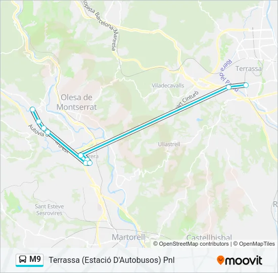M9  Line Map