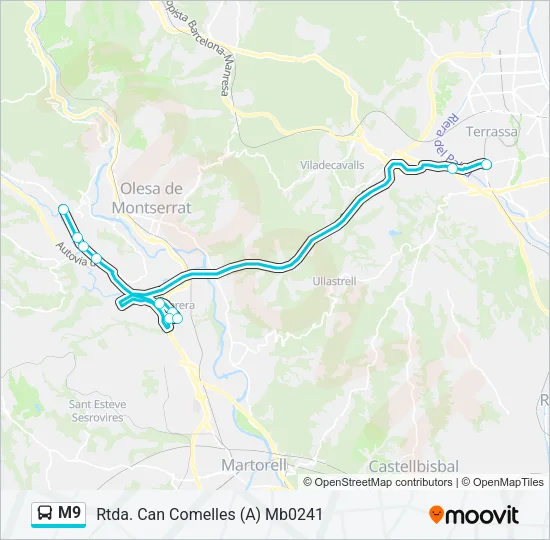 M9  Line Map