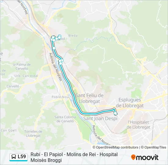 L59  Line Map