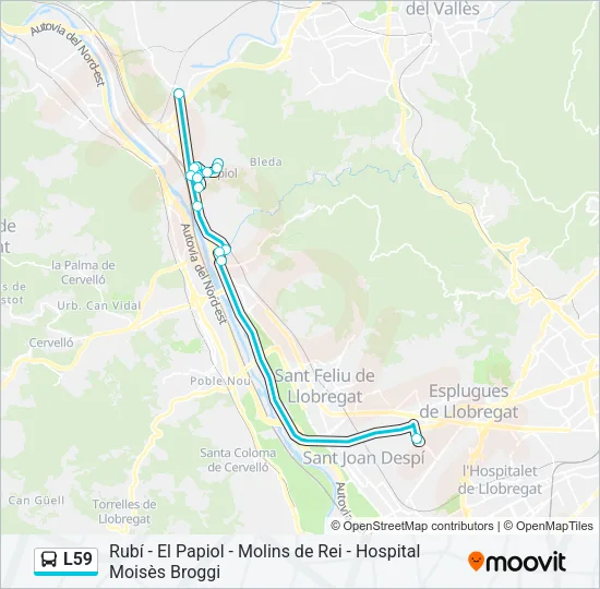 L59  Line Map