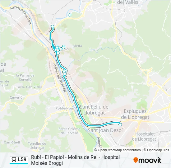 L59  Line Map