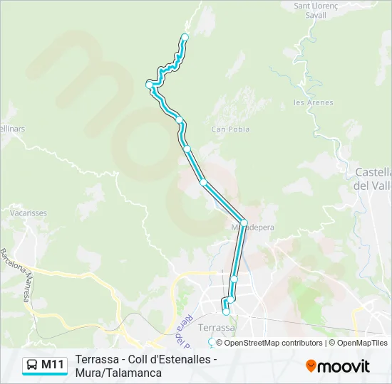 M11  Line Map