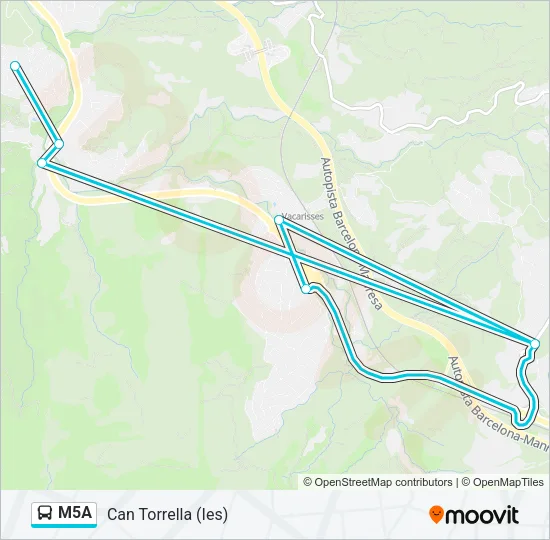 M5A  Line Map