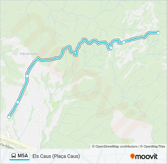 M5A  Line Map