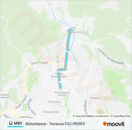 M8D  Line Map