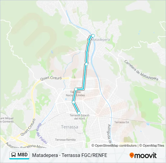M8D  Line Map