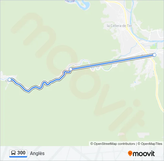 300 Bus Line Map