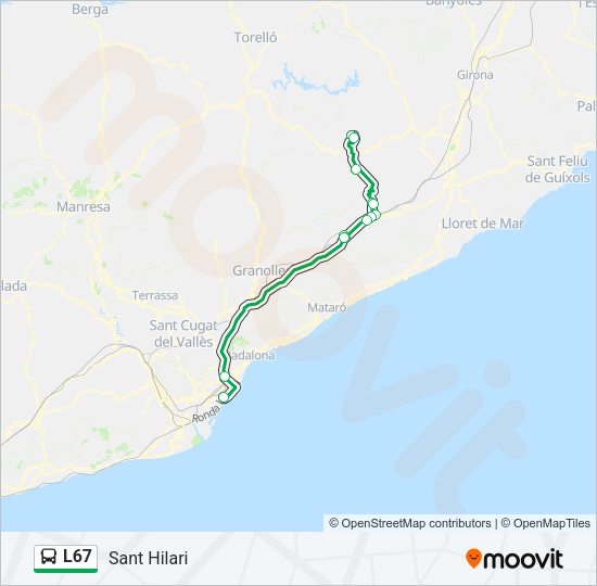 L67  Line Map