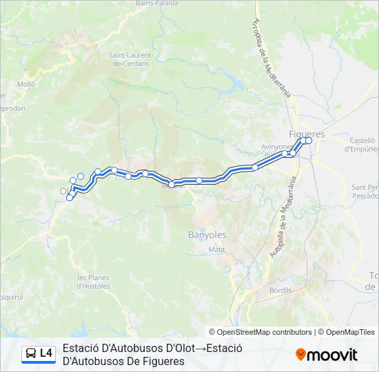 L4 Bus Line Map