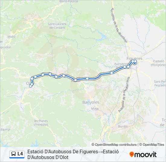 L4 Bus Line Map