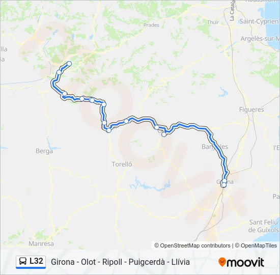 L32 Bus Line Map