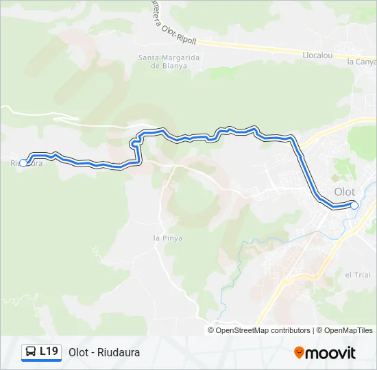 L19 Bus Line Map