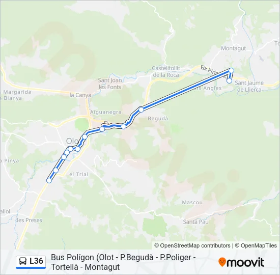 L36 Bus Line Map