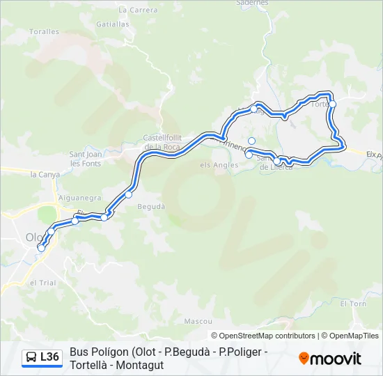 L36 Bus Line Map