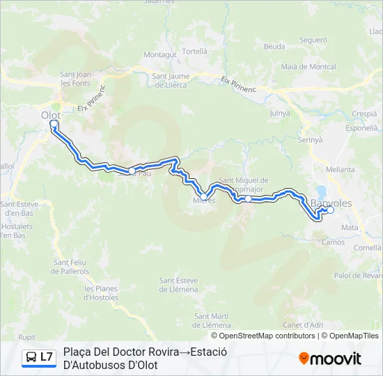 L7 Bus Line Map