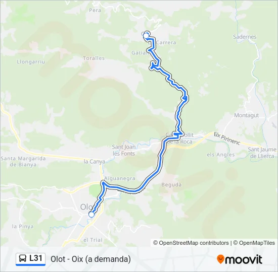 L31 Bus Line Map