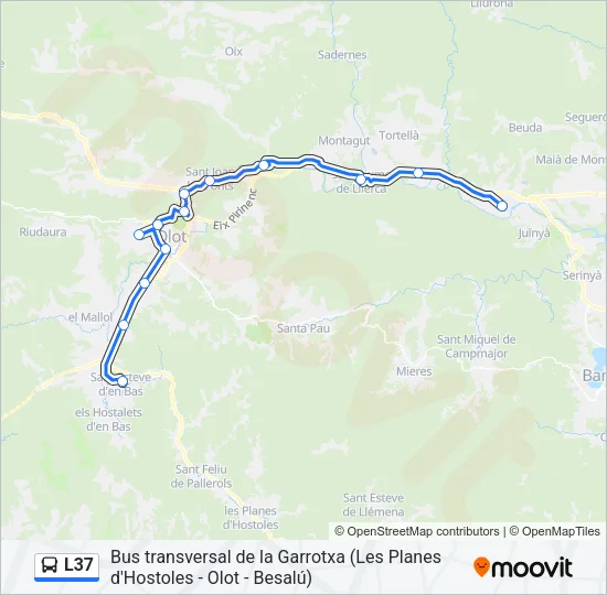 L37 Bus Line Map