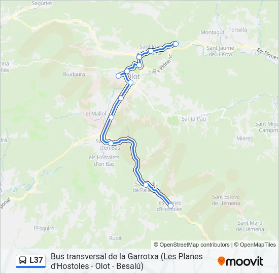 L37 Bus Line Map