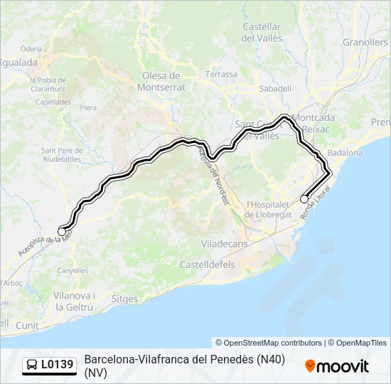 L0139 Bus Line Map