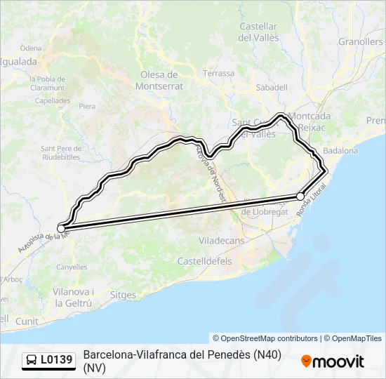 L0139 Bus Line Map