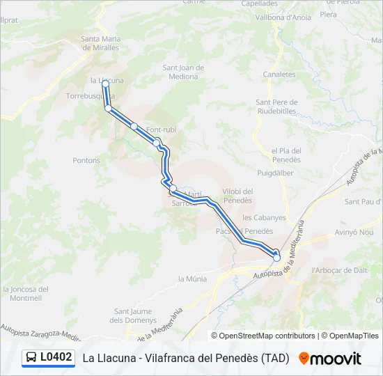 L0402 Bus Line Map