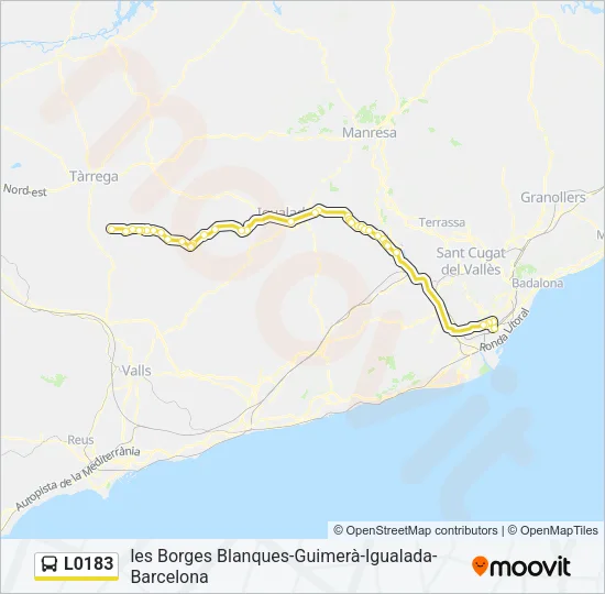 L0183 Bus Line Map
