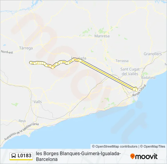 L0183 Bus Line Map