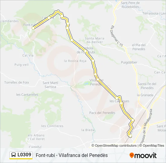 L0309 Bus Line Map