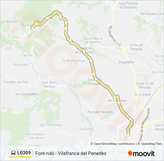 L0309 Bus Line Map