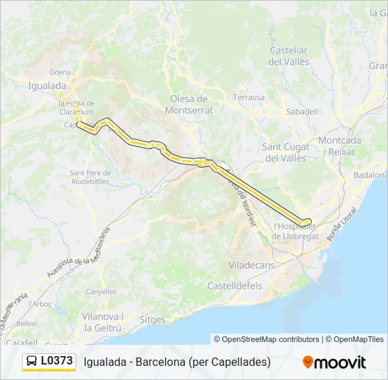 L0373 Bus Line Map