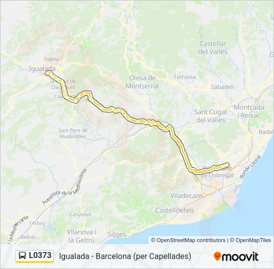 L0373 Bus Line Map