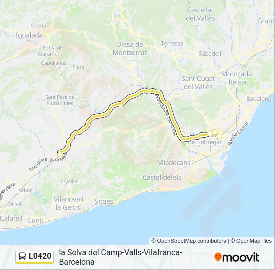 L0420 Bus Line Map