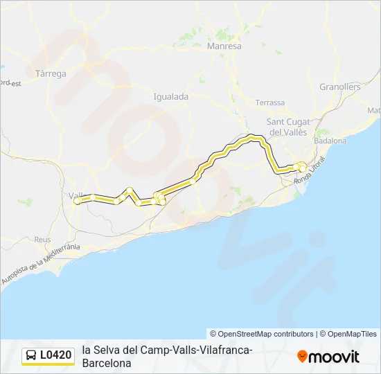 L0420 Bus Line Map