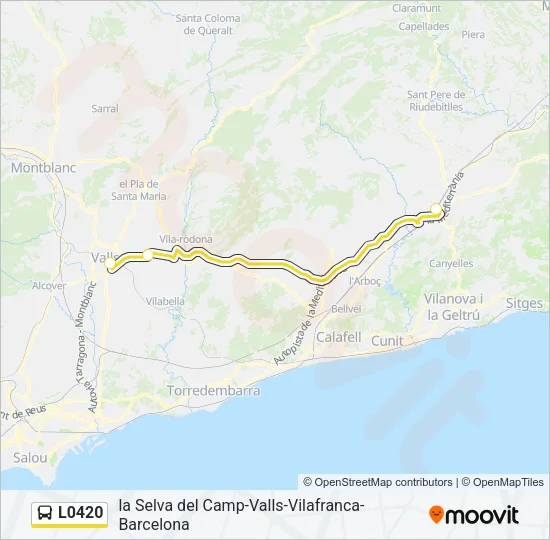 L0420 Bus Line Map